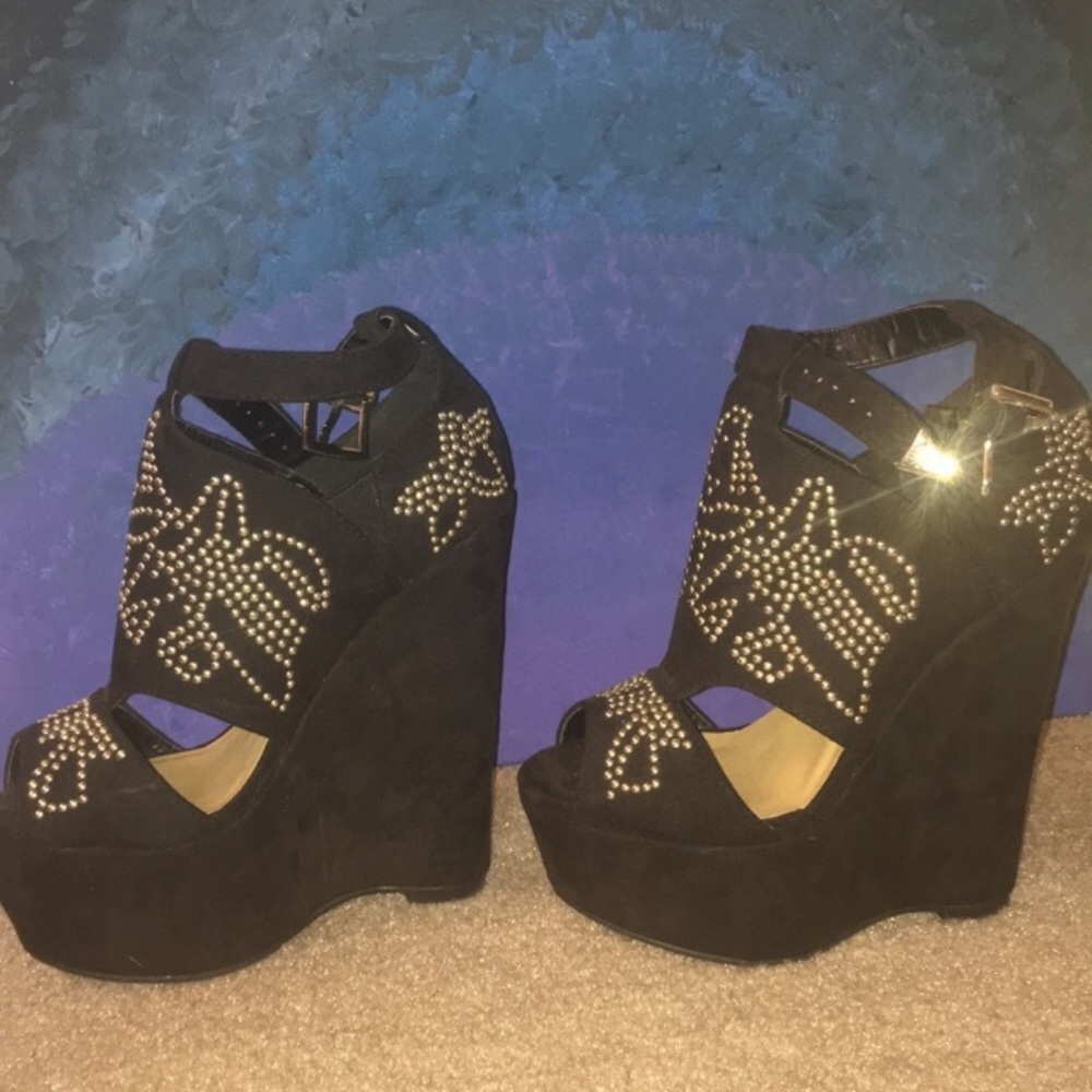 Sky High Disco Wedges💕